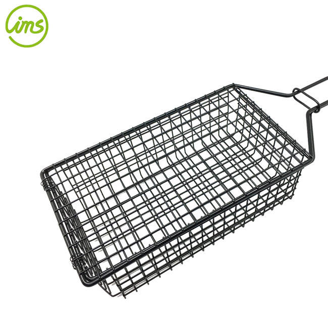 BBQ Grilling Basket with Silicone Handle